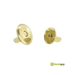 Magnetic snap Buckleguy 14mm (Beveled, Brass)