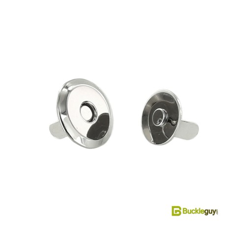 Magnetic snap Buckleguy 14mm (Beveled, Nickel)