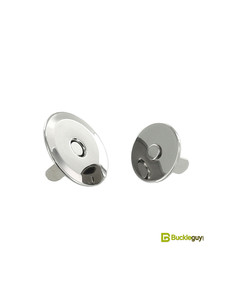 Кнопка магнитная Buckleguy 21мм (никель)