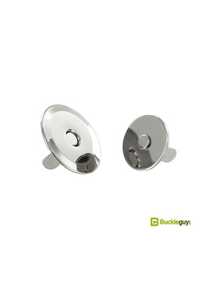 Кнопка магнитная Buckleguy 21мм (никель)