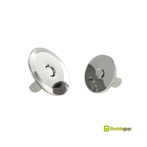 Magnetic snap Buckleguy 21mm (Beveled, Nickel)