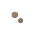 Magnetic snap 18mm (Ultrathin, Antique brass)