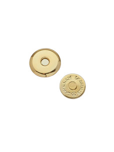 Кнопка магнитная 18мм (ультратонкая, золото)