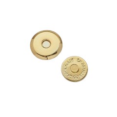 Magnetic snap 18mm (Ultrathin, Gold)