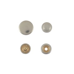 Snap button #501 15x12.5mm (10pcs, Nickel)