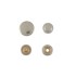 Snap button #501 15x12.5mm (10pcs, Nickel)
