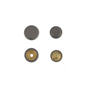 Кнопка кольцевая № 502 15x15мм (10шт, чёрн.никель)