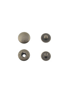 Кнопка Hato Альфа №54 12,5мм (ст.латунь)