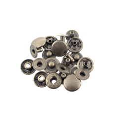 Hato Snap button #54 12.5mm (S-spring, Antique)