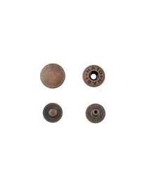 Кнопка Hato Альфа №54 12,5мм (ст.медь)