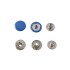 Hato Snap button #54 12.5mm (S-spring, Blue)