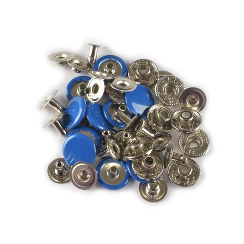 Hato Snap button #54 12.5mm (S-spring, Blue)