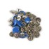 Hato Snap button #54 12.5mm (S-spring, Blue)