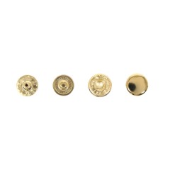 Hato Snap button #54 12.5mm (S-spring, Brass)