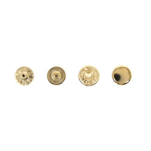 Hato Snap button #54 12.5mm (S-spring, Brass)