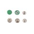 Hato Snap button #54 12.5mm (S-spring, Green)