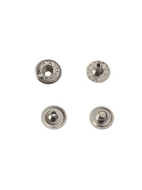 Кнопка Hato Альфа №54 10мм (никель, скрытая)