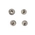 Hato Snap button #54 10mm (S-spring, Nickel, Hidden)