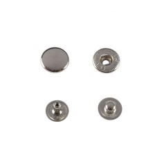 Hato Snap button #54 10mm (Nickel, Brass)