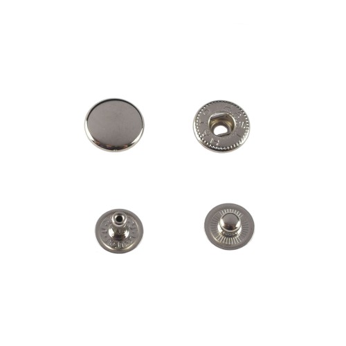 Hato Snap button #54 10mm (Nickel, Brass)