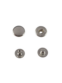 Кнопка Hato Альфа №54 12,5мм (никель)
