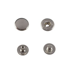Hato Snap button #54 12.5mm (S-spring, Nickel)