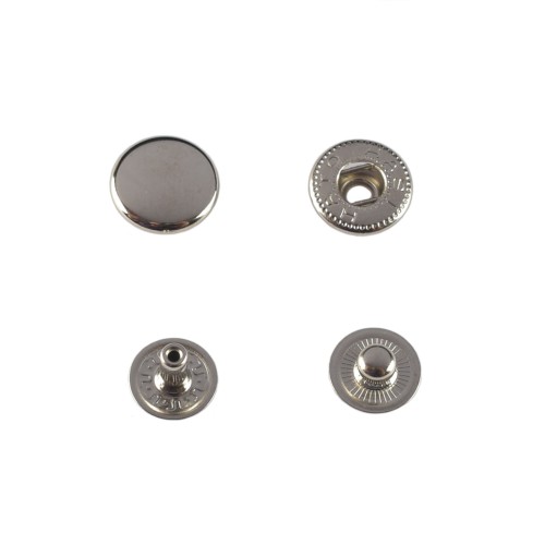 Hato Snap button #54 12.5mm (S-spring, Nickel)