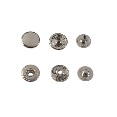 Hato Snap button #54 12.5mm (S-spring, Nickel)