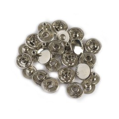 Hato Snap button #54 10mm (Nickel, Brass)