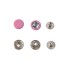 Hato Snap button #54 12.5mm (S-spring, Pink)