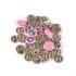 Hato Snap button #54 12.5mm (S-spring, Pink)