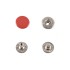 Hato Snap button #54 12.5mm (S-spring, Red)