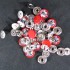 Hato Snap button #54 12.5mm (S-spring, Red)