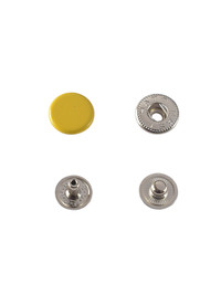 Кнопка Hato Альфа №54 12,5мм (желтая)