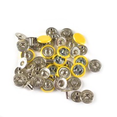 Hato Snap button #54 12.5mm (S-spring, Yellow)