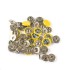 Hato Snap button #54 12.5mm (S-spring, Yellow)