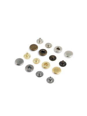 Кнопка Альфа №54 12,5мм (20шт, нерж) Кнопка Альфа №54 12,5мм (20шт, нерж)