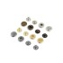 Snap button #54 12.5mm (20pcs, Brass)