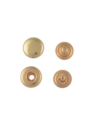 Кнопка Wuta Альфа №54 10мм (кр.золото, нерж)
