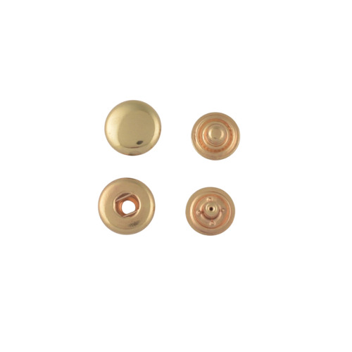 Snap button Wuta #54 10mm (Red Gold, Stainless)