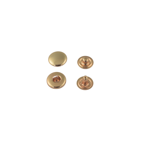 Snap button Wuta #54 10mm (Red Gold, Stainless)