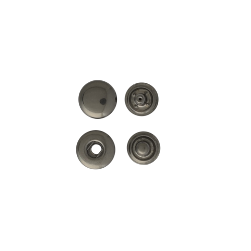 Snap button Wuta #54 10mm (Black Nickel, Stainless)