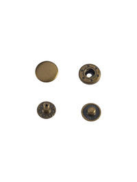 Кнопка Wuta Альфа №54 10мм (ст.латунь, нерж)