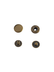Кнопка Wuta Альфа №54 10мм (ст.латунь, нерж)