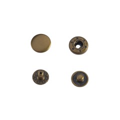 Snap button Wuta #54 10mm (Antique, Stainless)