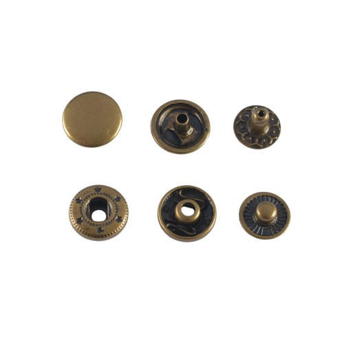 Snap button Wuta #54 10mm (Antique, Stainless)