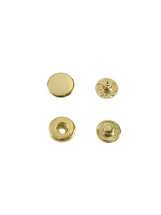 Кнопка Wuta Альфа №54 10мм (золото, нерж)