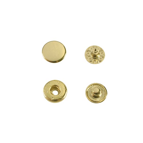 Snap button Wuta #54 10mm (Gold, Stainless)