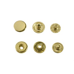 Snap button Wuta #54 10mm (Gold, Stainless)