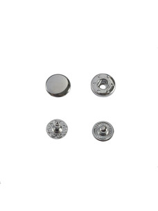 Кнопка Wuta Альфа №54 10мм (никель, нерж)